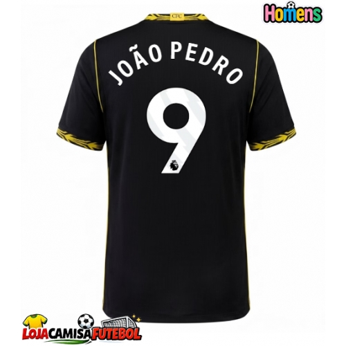 Camisa de Futebol Chelsea Joao Pedro #9 Equipamento Secundário 2026-27 Manga Curta